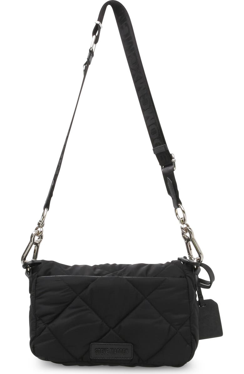 Steve Madden Celyn Quilted Nylon Crossbody Bag, Alternate, color,