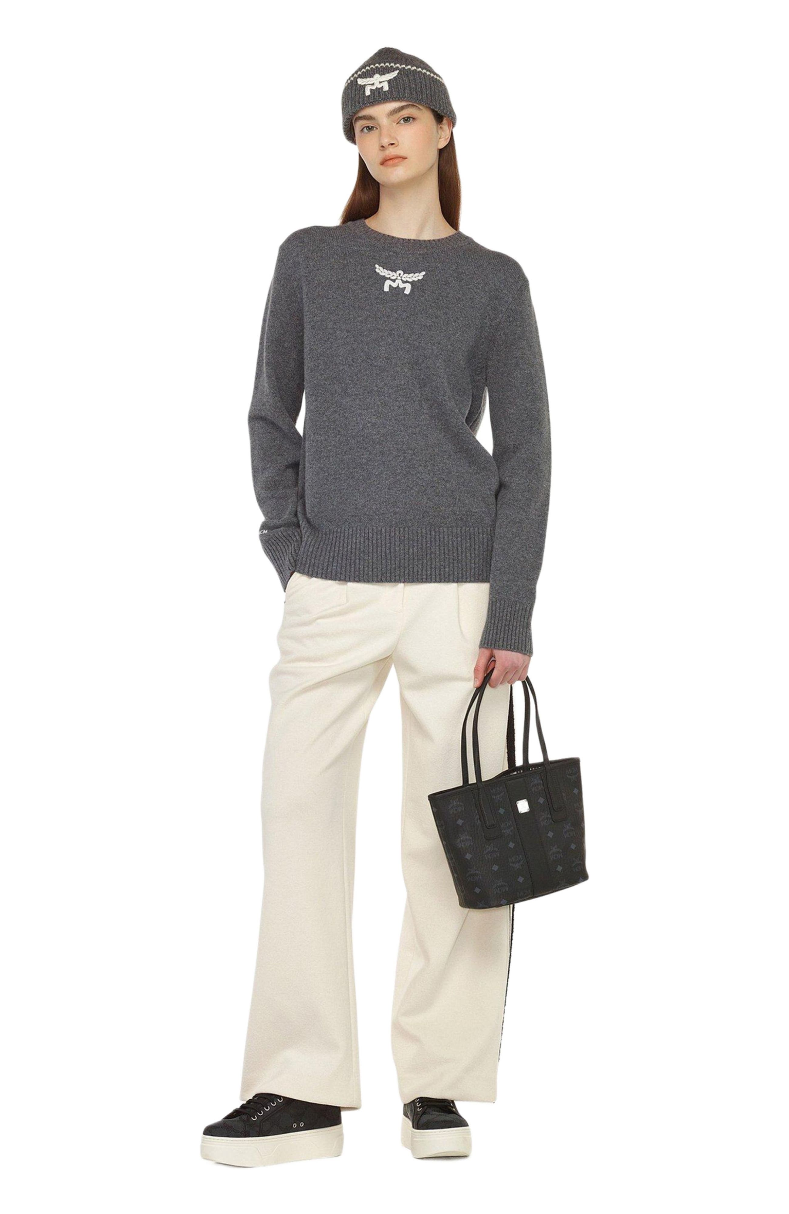 MCM Mini Reversible Liz Shopper in Visetos, Alternate, color, 