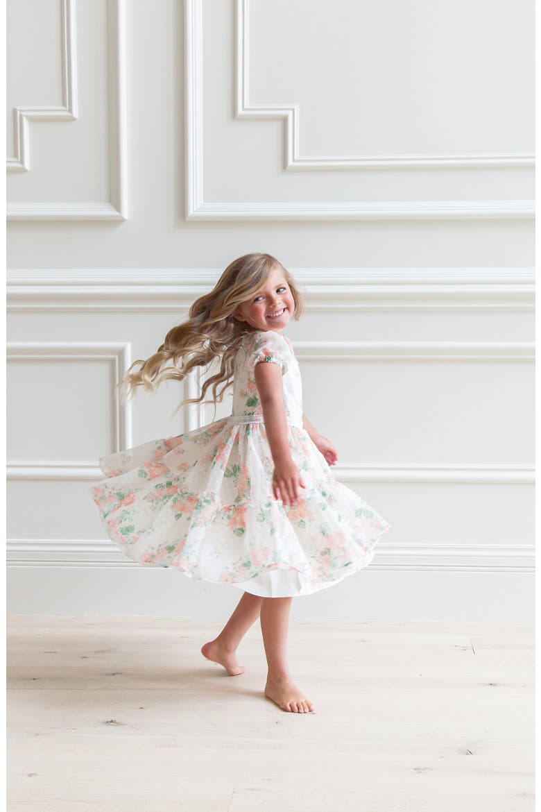 Floral Dress, Alternate, color, IVORY FALL BOUQUET
