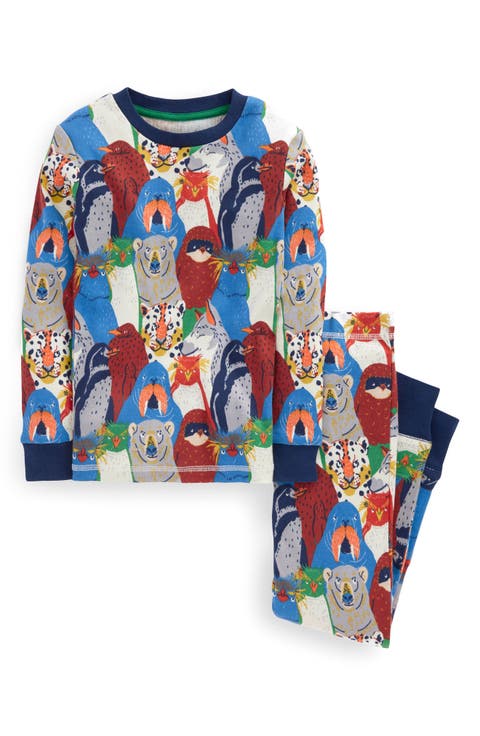 Kids' Print Fitted Two-Piece Cotton Pajamas (Toddler, Little Kid & Big Kid)