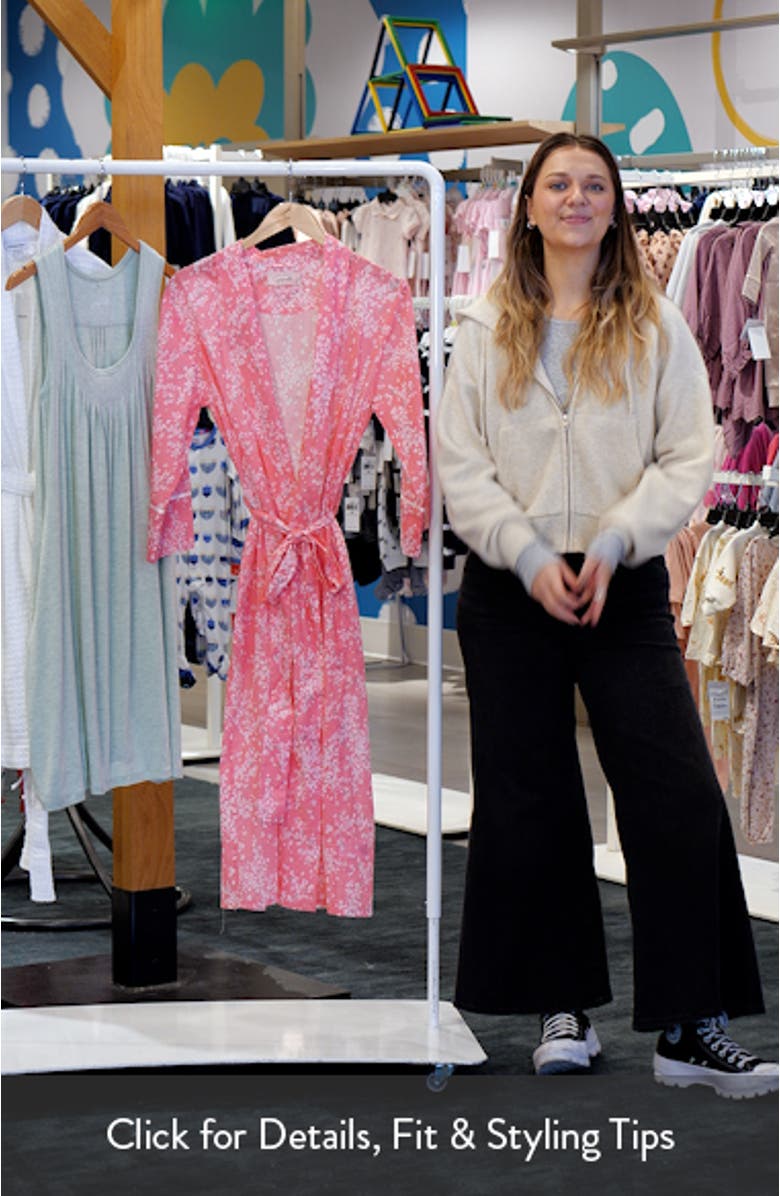 Cheri Blossom Cotton Maxi Robe, sales video thumbnail