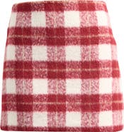 All in Favor Plaid Miniskirt