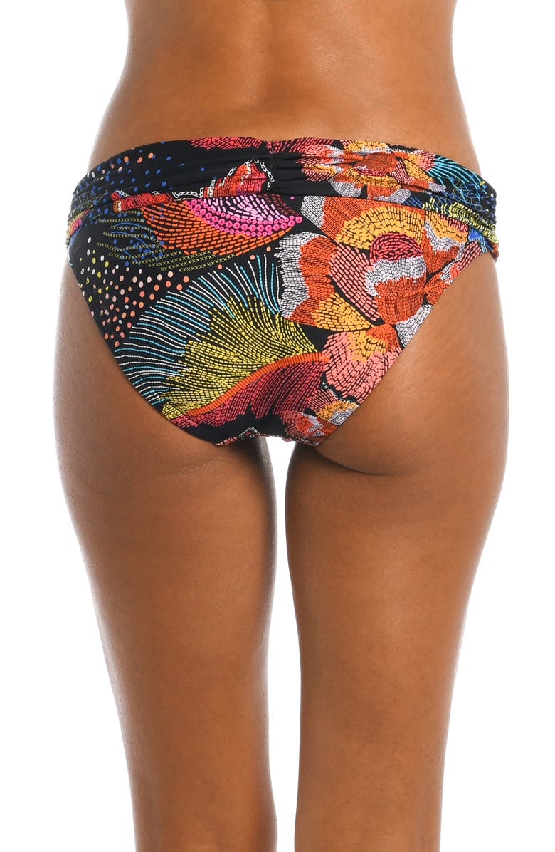 La Blanca Sunlit Shirred Bikini Bottoms, Alternate, color, 