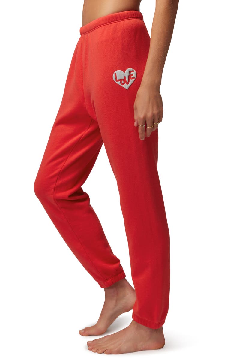 Spiritual Gangster Heart Luna Cotton & Modal Sweatpants, Alternate, color,