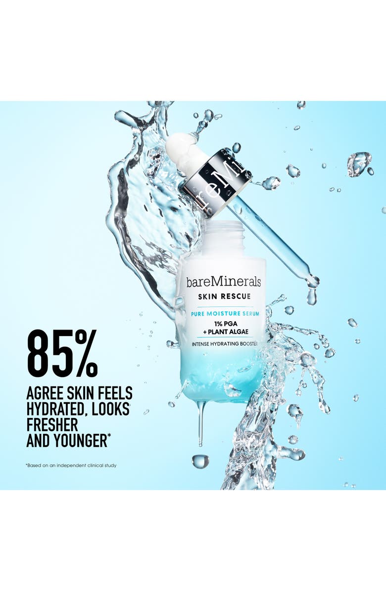 bareMinerals<sup>®</sup> SKIN RESCUE Pure Moisture Serum with 1% PGA and Plant Algae, Alternate, color, Pure Moisture Serum