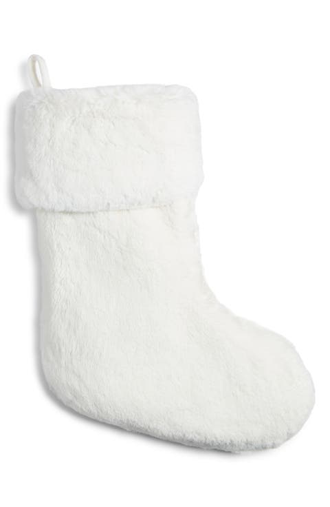 Rex Faux Fur Christmas Stocking