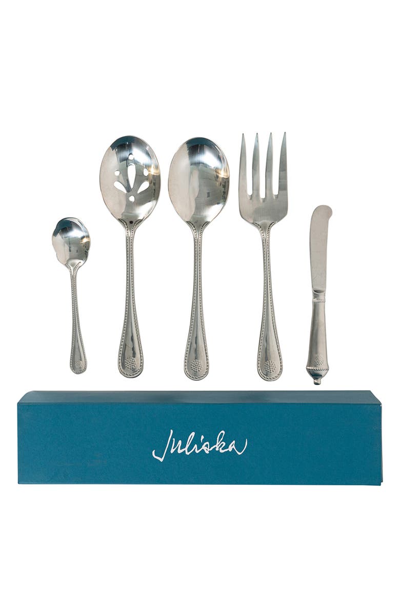 Juliska Berry and Thread 5-Piece Hostess Set, Alternate, color, Bright Satin