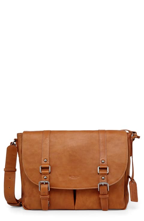 Moonlight Messenger Leather Shoulder Bag