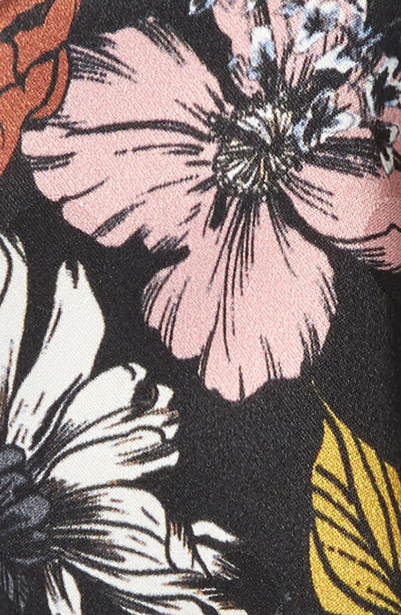 Halogen<sup>®</sup> x Atlantic-Pacific Floral Print Silk Scarf, Alternate, color, 