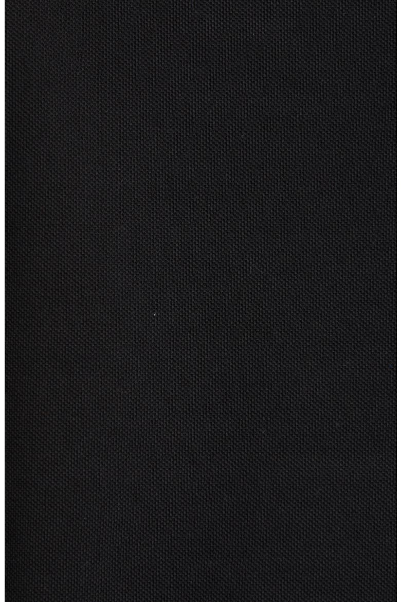Tipped Solid Short Sleeve Piqué Polo, Alternate, color, BLACK