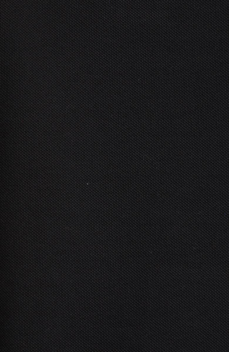 Moncler Tipped Solid Short Sleeve Piqué Polo, Alternate, color, 