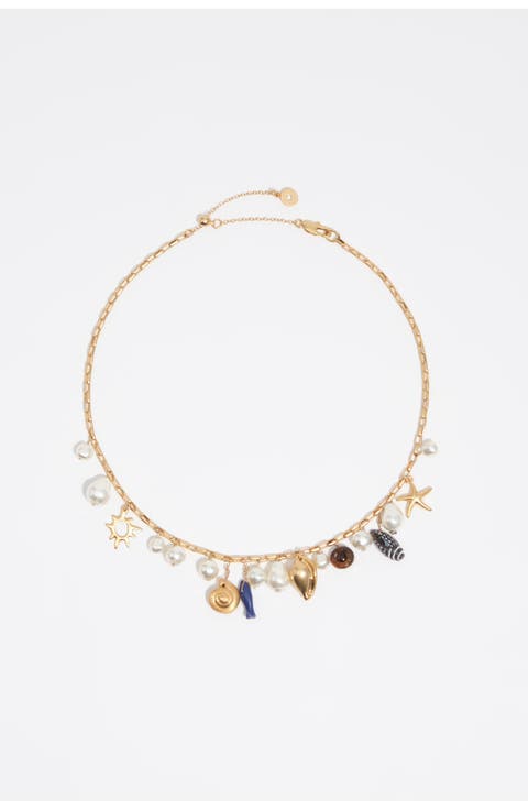 Necklace With Shells And Fish