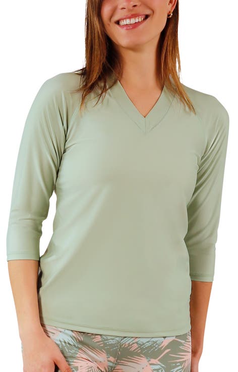 V-Neck Sun & Swim Shirt