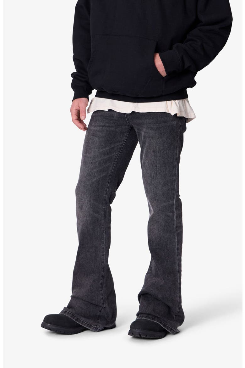 Super Flare Jeans, Alternate, color, VINTAGE BLACK