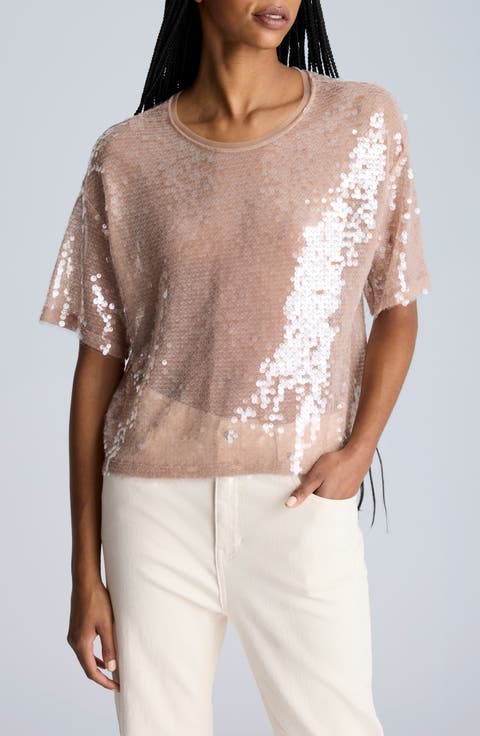 Oversize Sequin T-Shirt