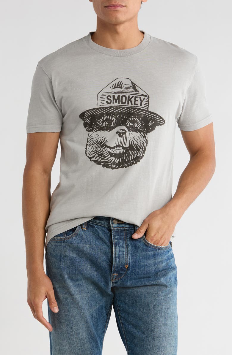 American Needle New Smokey Graphic T-Shirt, Main, color, Silver Pigment