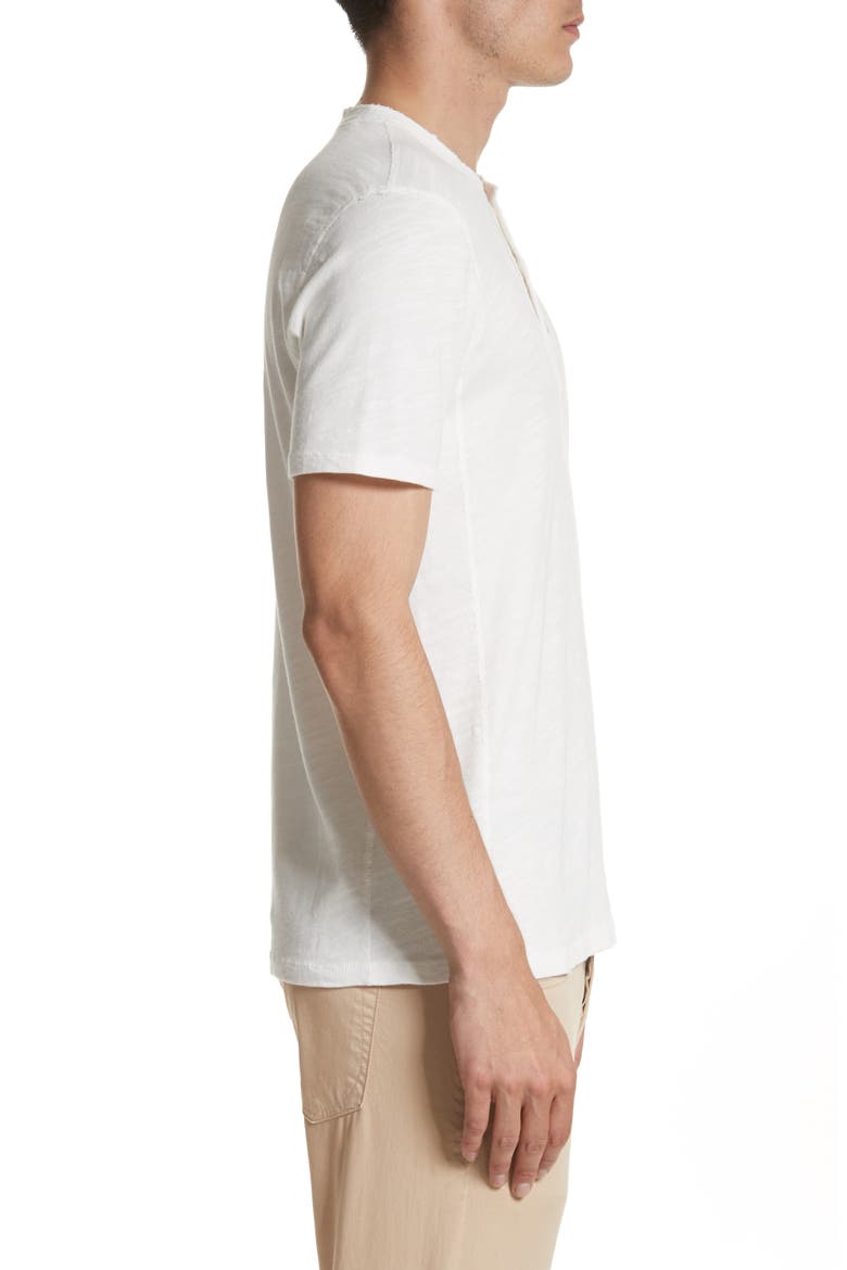 Classic Short Sleeve Flame Henley, Alternate, color, WHITE