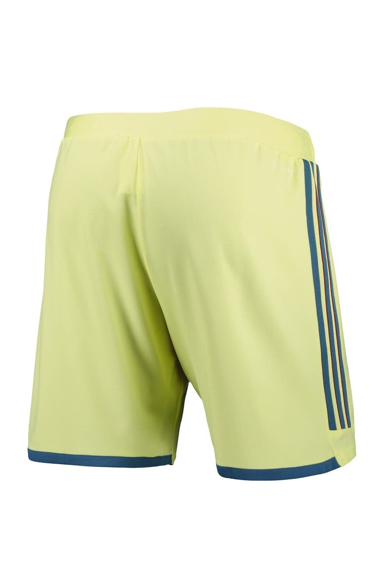 adidas Men's adidas Yellow New York Red Bulls 2023 Away AEROREADY Authentic Shorts, Alternate, color, Yellow