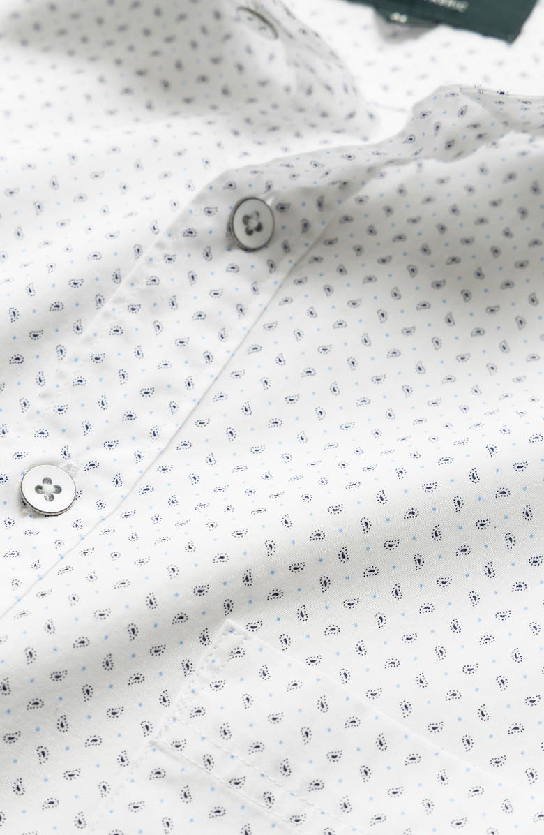 Rodd & Gunn Lambton Sport Fit Neat Paisley Button-Up Oxford Shirt, Alternate, color,