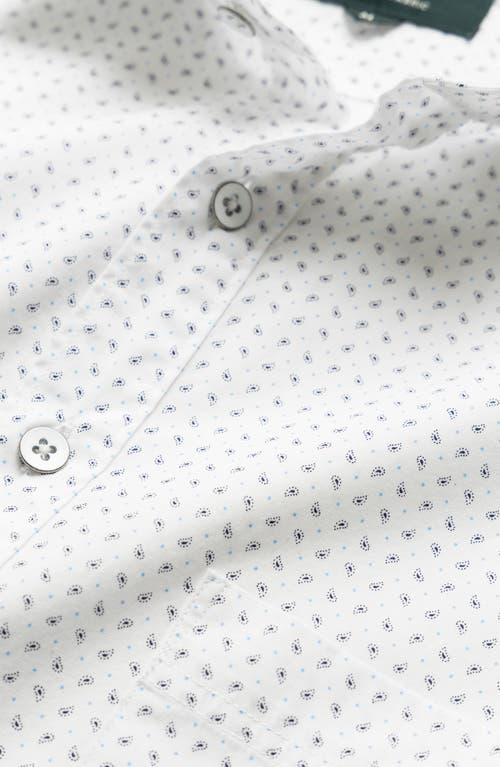 Rodd & Gunn Lambton Button Front Shirt In Snow