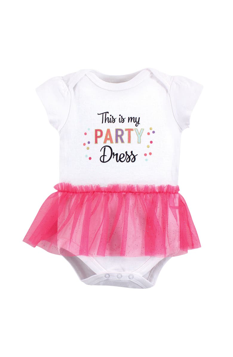 Little Treasure 5Pk Bodysuits, Alternate, color, Party Dress