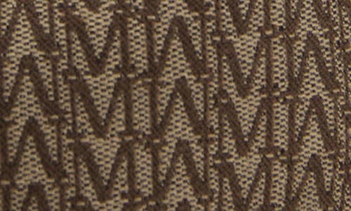 Mango Small Logo Jacquard Bucket Bag In Brown
