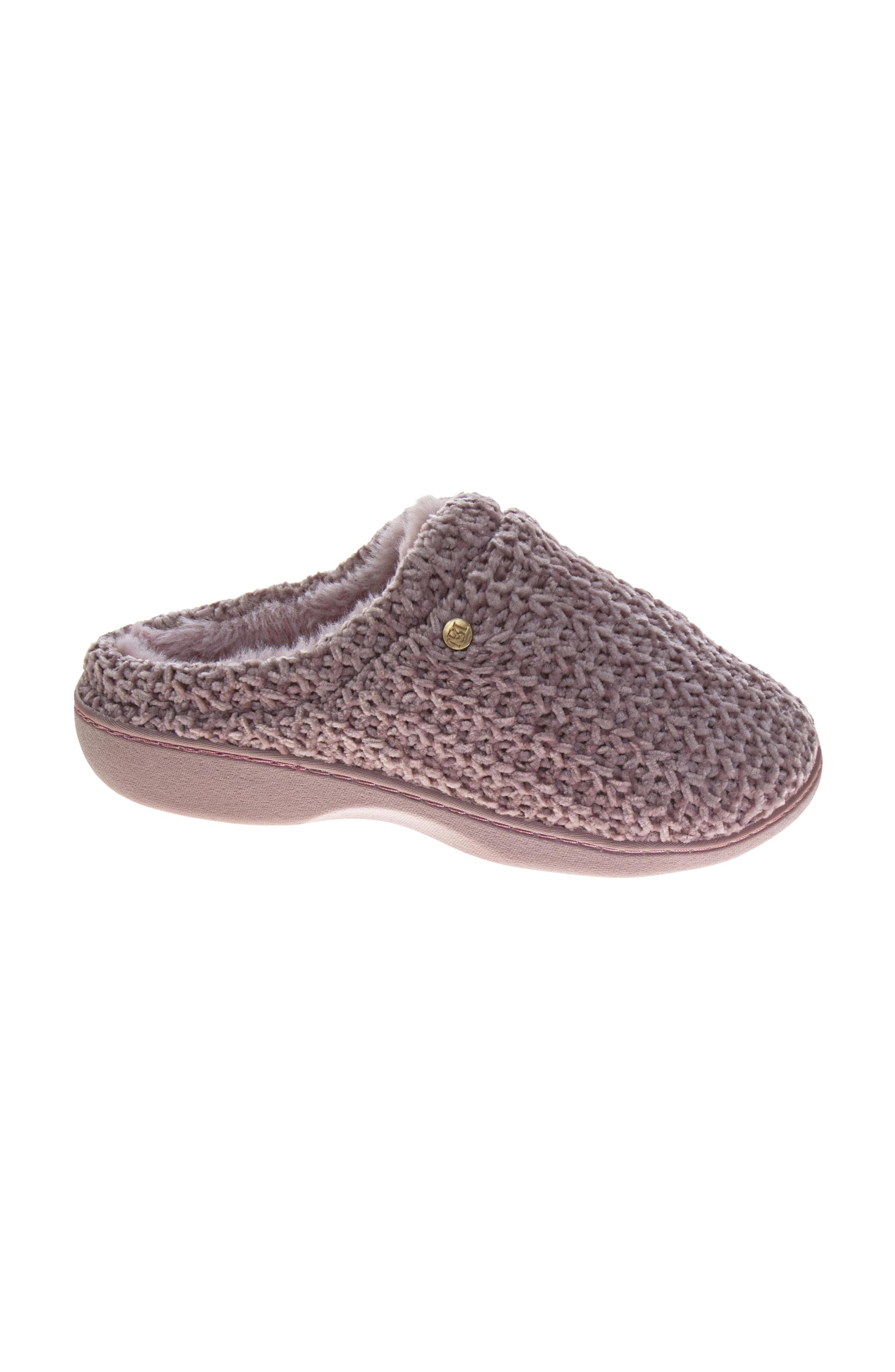 Womens Sparkling Ribbon Slippers, Main, color, PINK