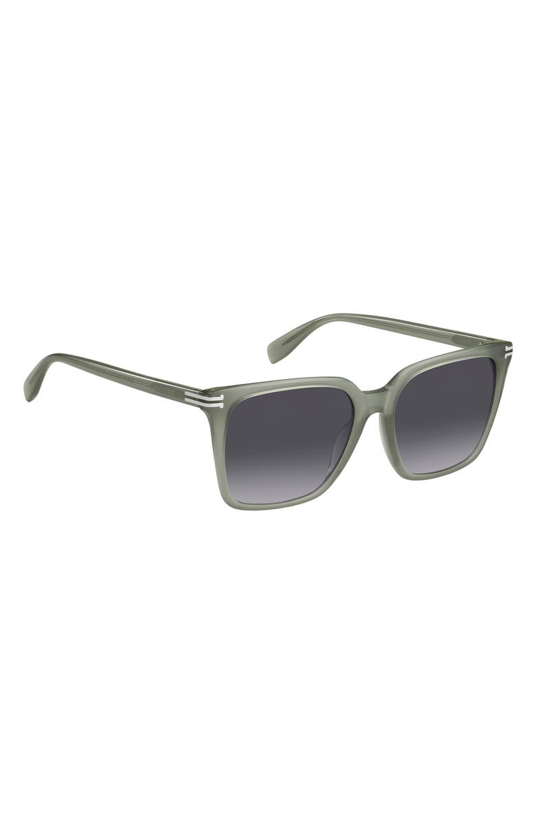Marc Jacobs 55mm Square Sunglasses, Alternate, color, Sage/ Grey Shaded