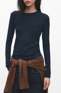 MANGO Crewneck Top