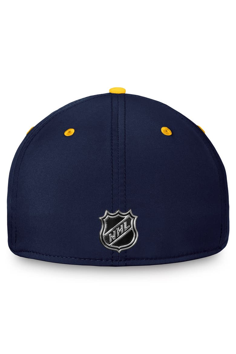 Men's Fanatics Branded  Navy/Gold St. Louis Blues Authentic Pro Rink Two-Tone Flex Hat, Alternate, color, Navy