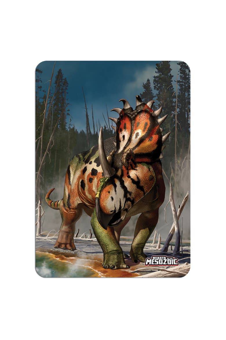 Sinoceratops Zhuchengensis Dinosaur Figure, Alternate, color, Multicolored