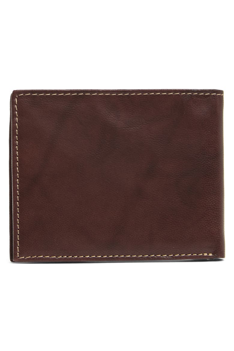Leather Bifold Wallet, Alternate, color, BROWN