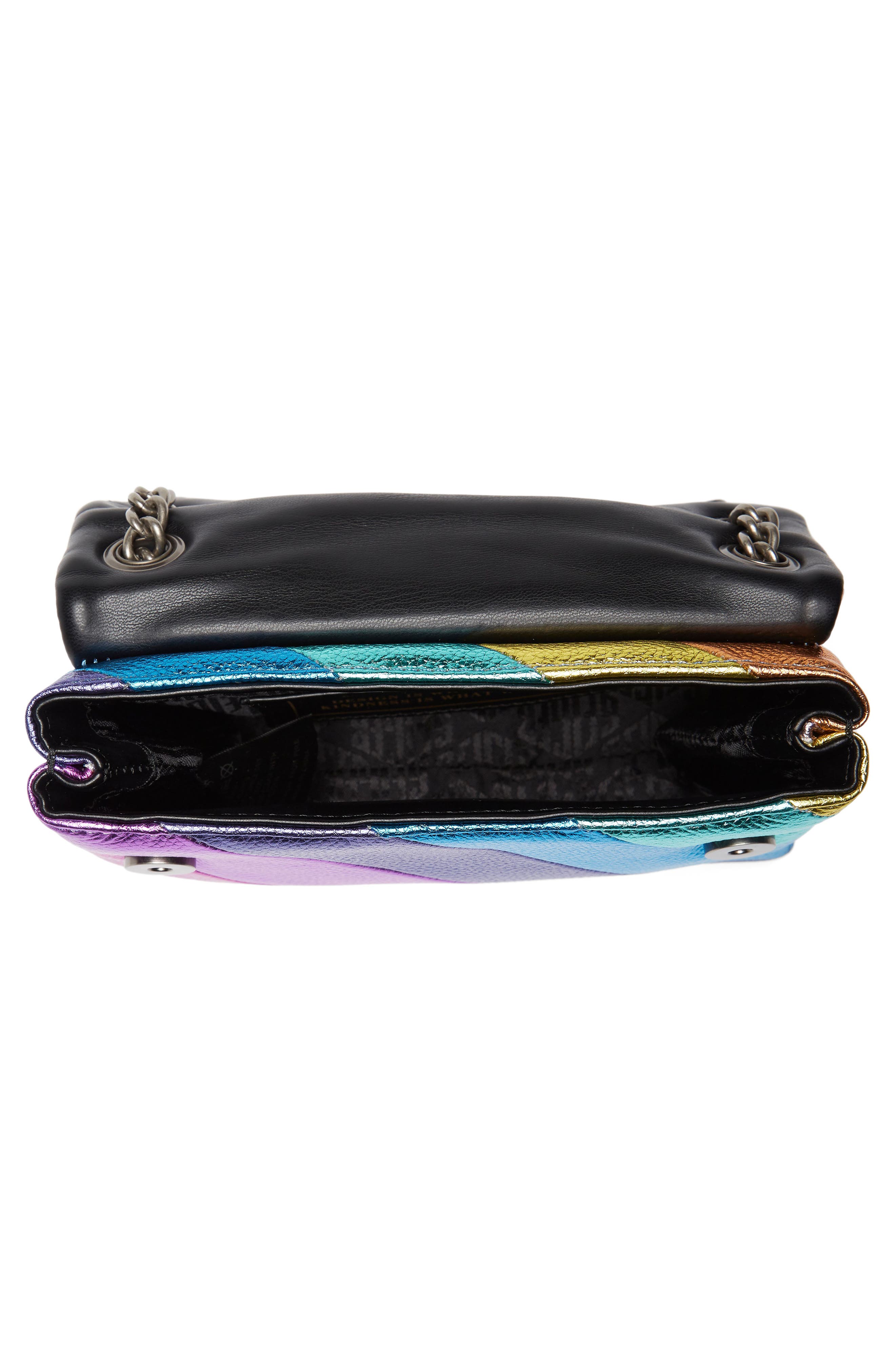 Kurt Geiger London Mini Leather Convertible Crossbody Bag, Alternate, color, 