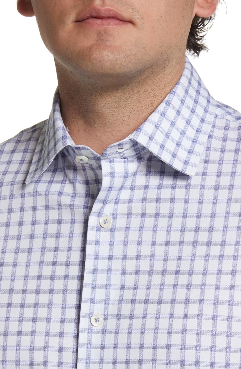 Bugatchi OoohCotton<sup>®</sup> Check Button-Up Shirt, Alternate, color, 