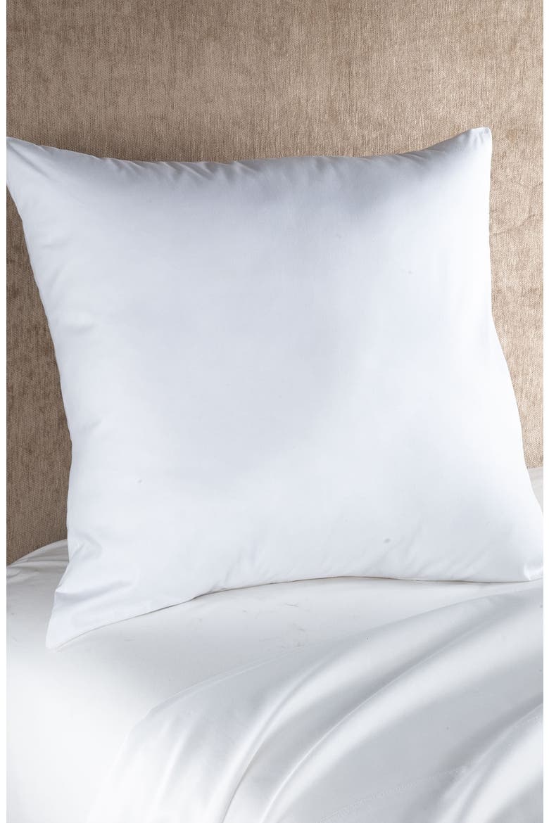 Down Euro Pillow Insert, Main, color, WHITE