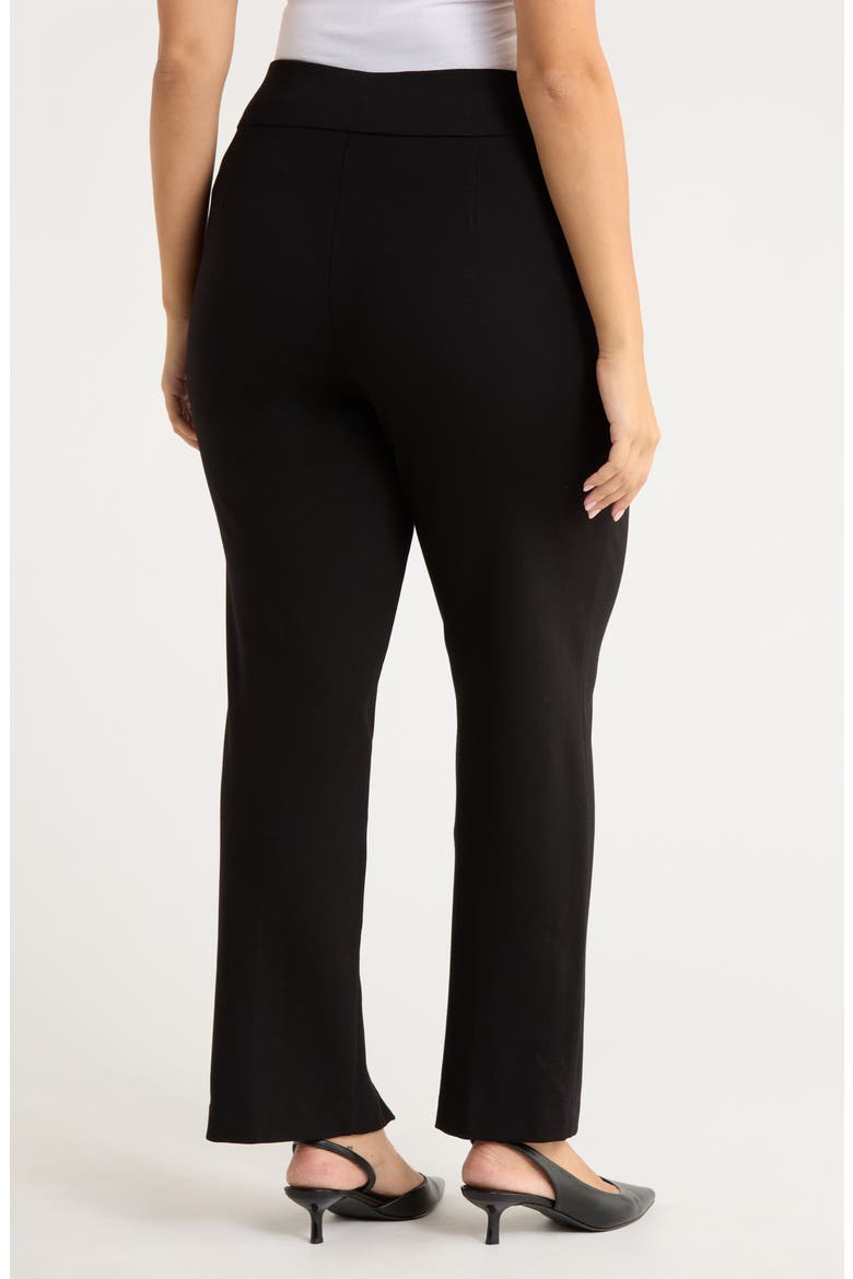 Slit Cuff Pull-On Pants, Alternate, color, ANNE BLACK