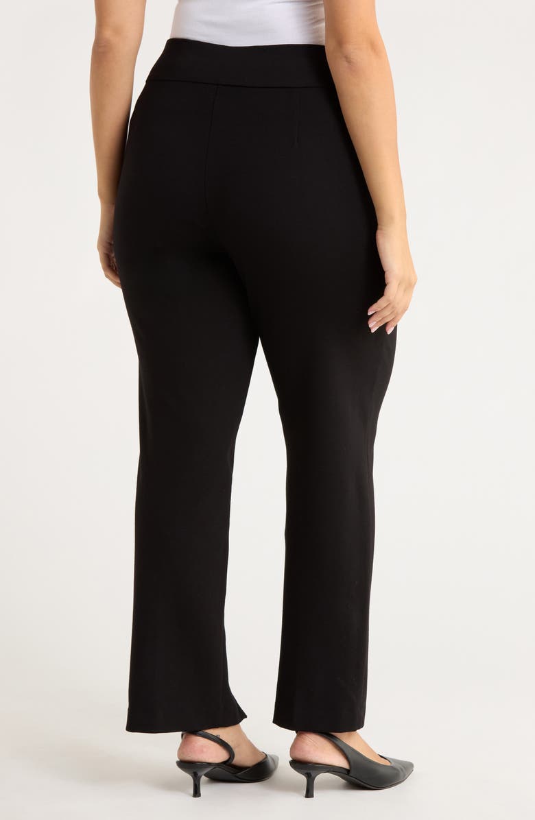 AK ANNE KLEIN Slit Cuff Pull-On Pants, Alternate, color, Anne Black