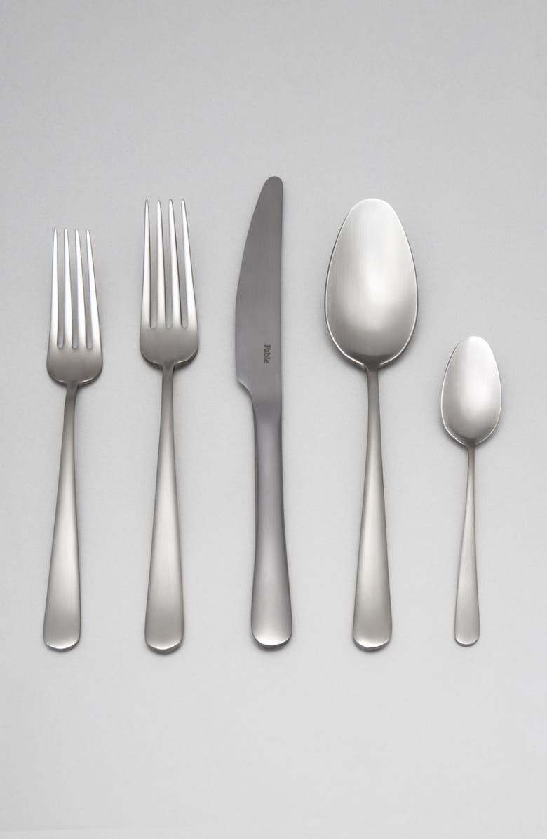 Fable Stainless Steel 20-Piece Flatware Place Setting, Alternate, color, 