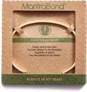 MantraBand® Mantraband Always In My Heart Cuff