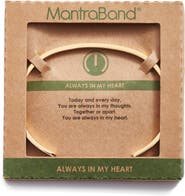 MantraBand® Mantraband Always In My Heart Cuff