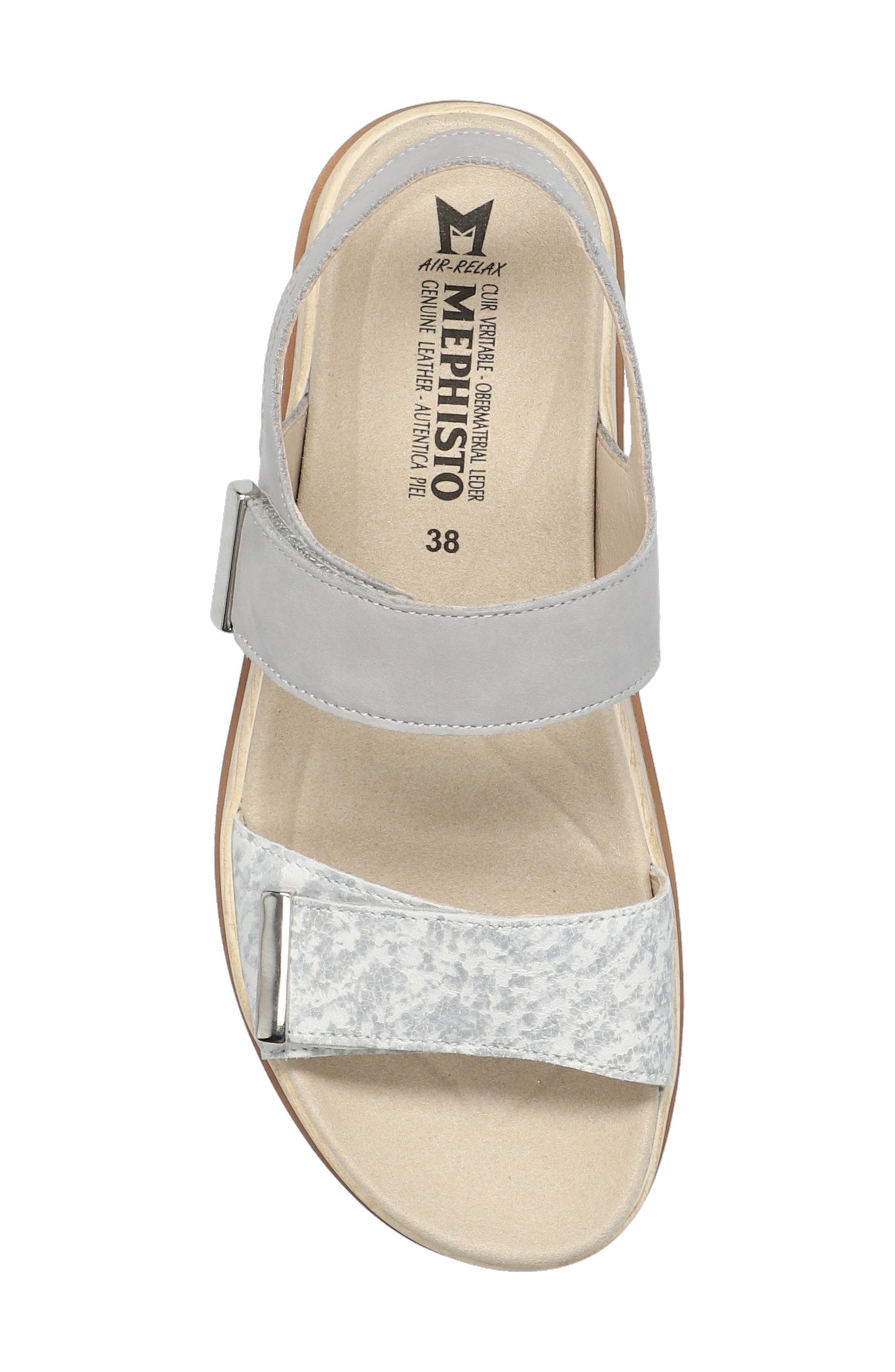 Dominica Platform Sandal, Alternate, color, LIGHT GREY