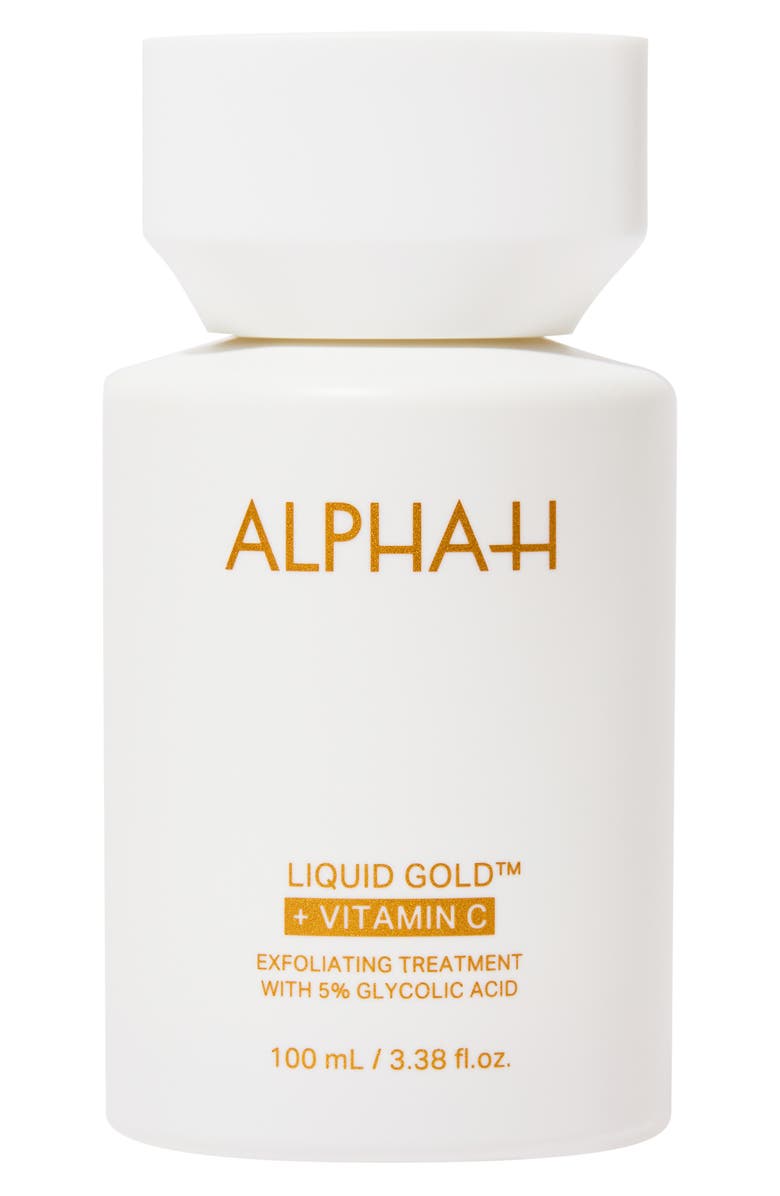 Alpha-H Liquid Gold<sup>™</sup> Vitamin C Exfoliating Treatment with 5% Glycolic Acid, Main, color,