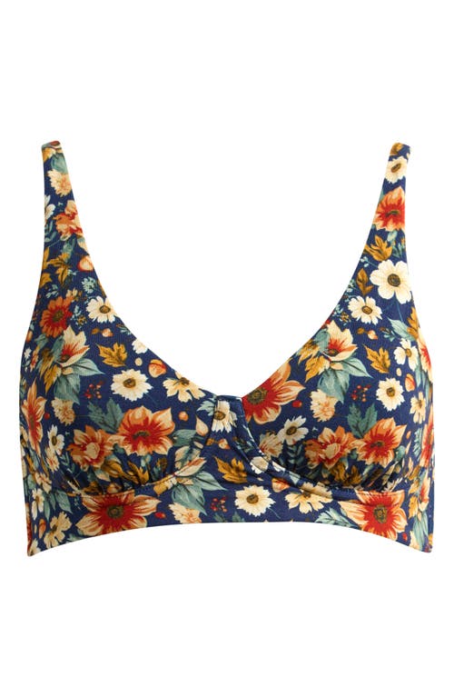 Meundies Feelfree Longline Bralette In Multi