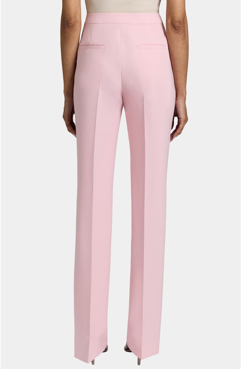 Santorelli AMARA Straight Leg Pant in Soft Stretch Crepe, Alternate, color, Sweet Pea