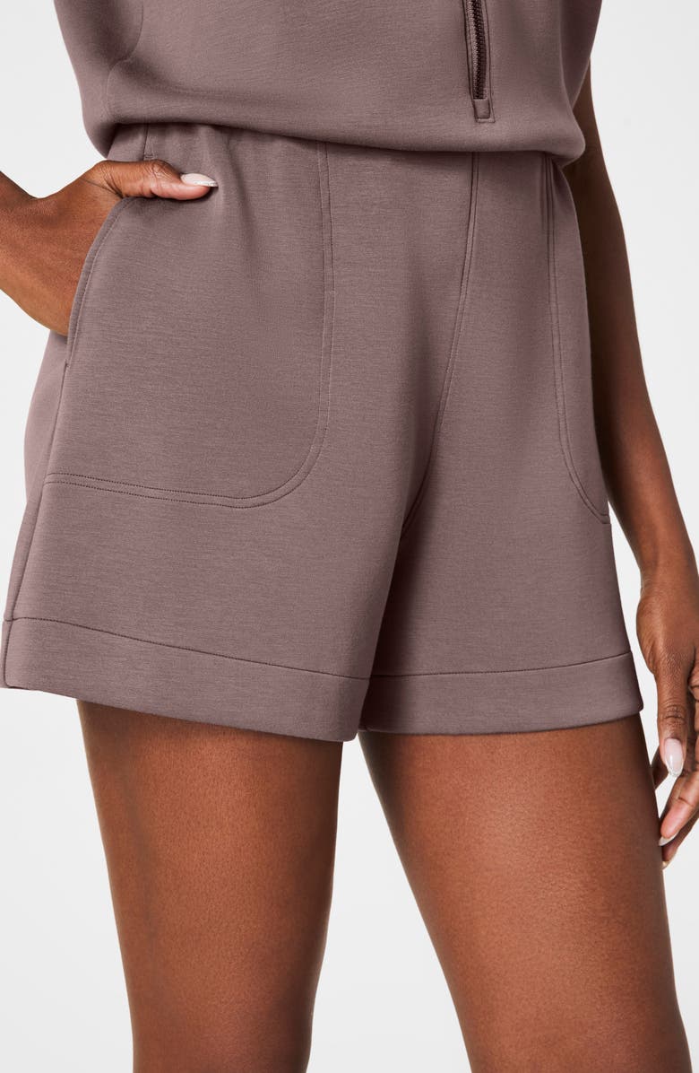 SPANX<sup>®</sup> AirEssentials Half-Zip Romper, Alternate, color, Smoke