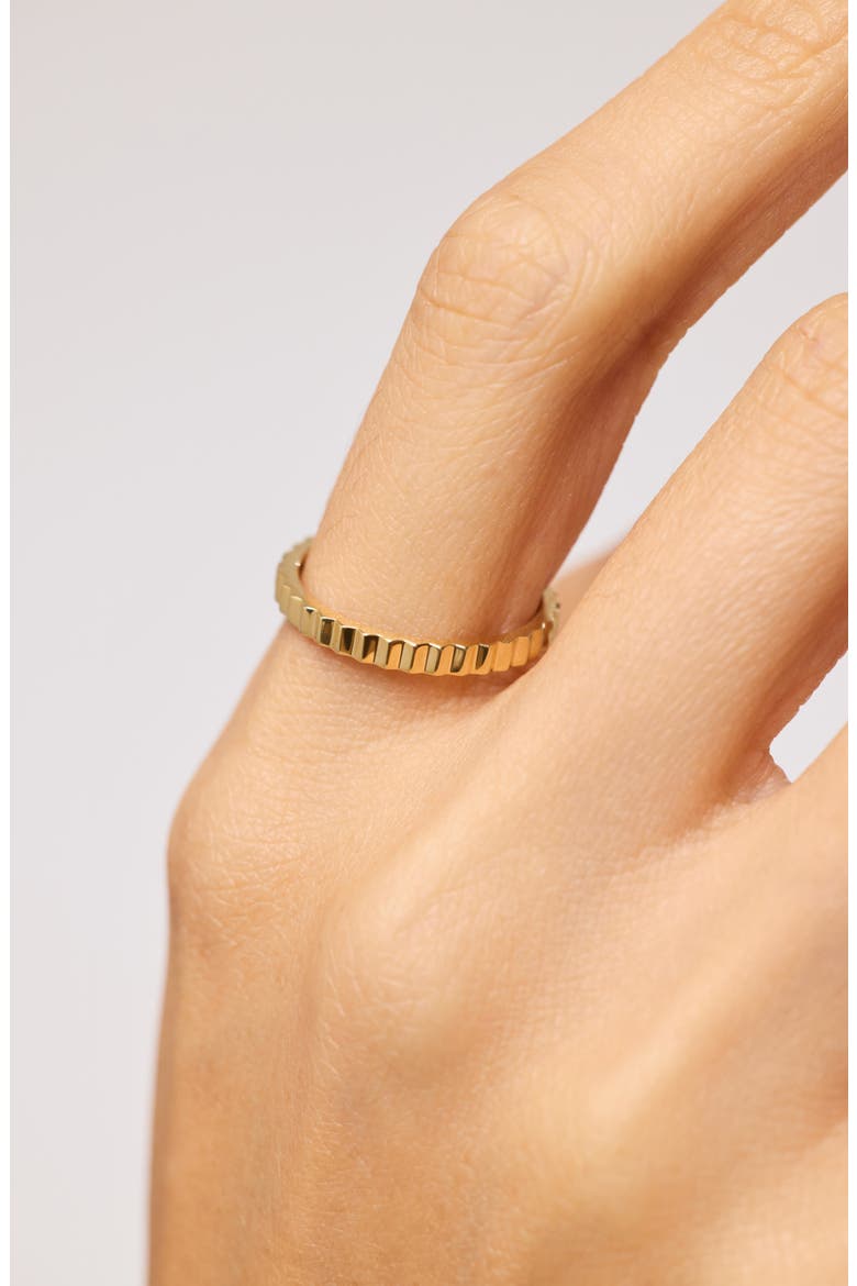 Solid Yellow Gold - Slim Nova Ring, Alternate, color, Gold