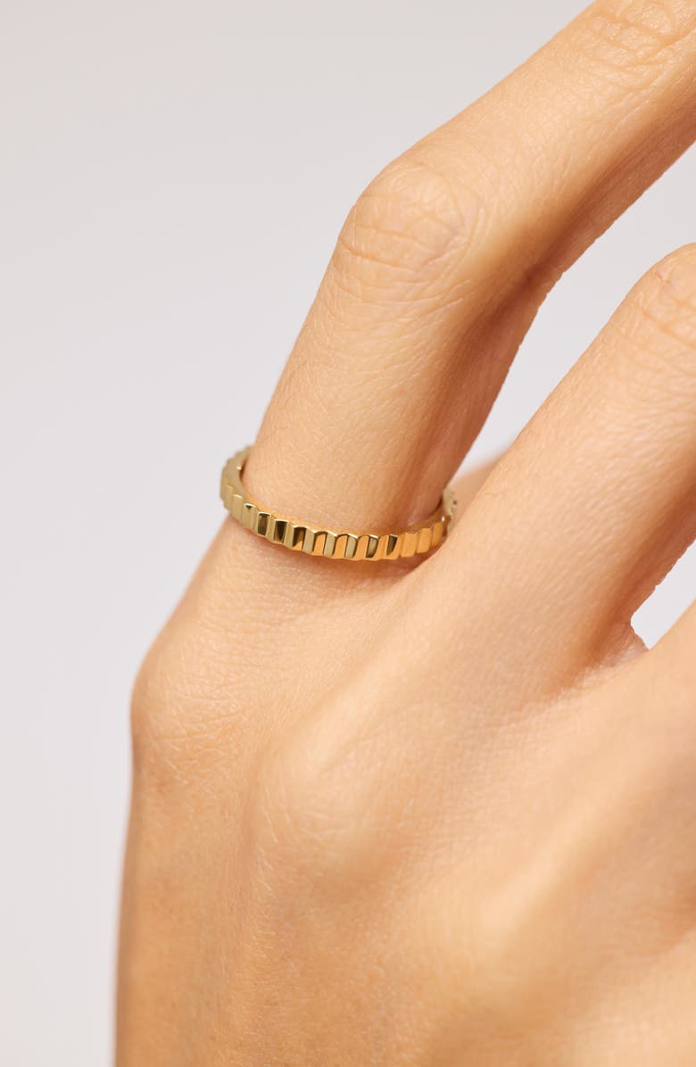 Ana Luisa Solid Yellow Gold - Slim Nova Ring, Alternate, color, Gold