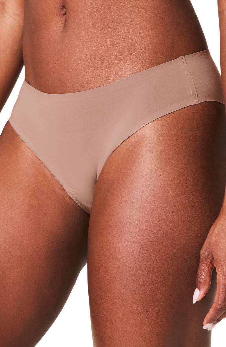 SPANX<sup>®</sup> Fit-to-You 3-Pack Bikini Briefs, Alternate, color, Cafe Au Lait/ Leopard/ Black