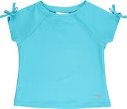 RuffleButts UPF50 Active Raglan Bow Shirt