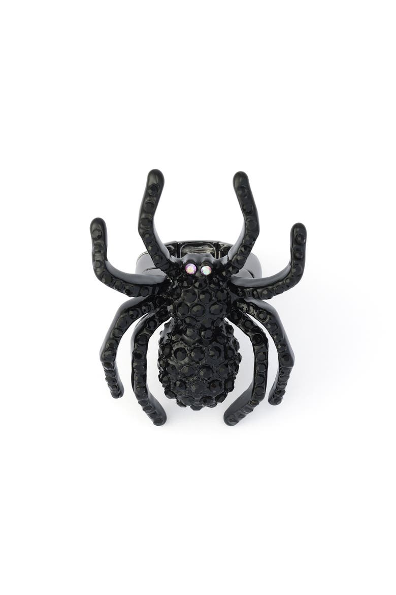 Spider Cocktail Ring, Main, color, BLACK
